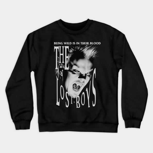 The Lost Boys, Classic Horror. Crewneck Sweatshirt by The Dark Vestiary